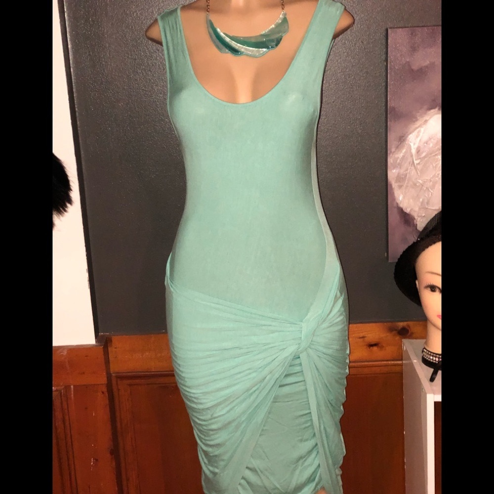 BEAUTIFUL WRAP DETAIL TANK DRESS